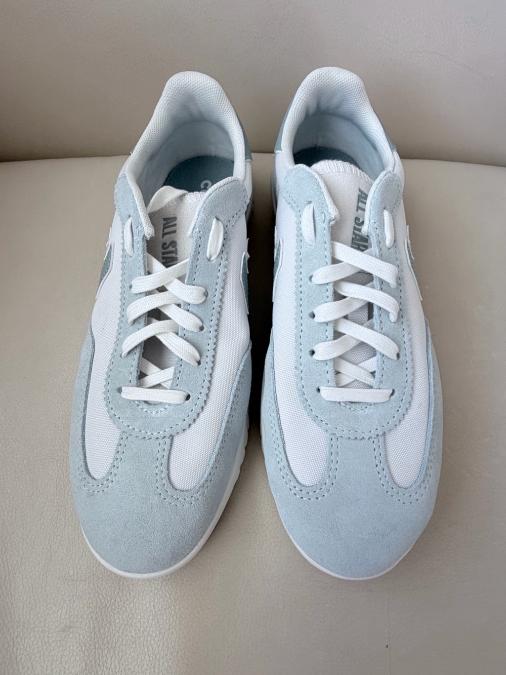 Converse Run Star Trainer You Dew You Light Blue White Sneakers Women’s Size 8